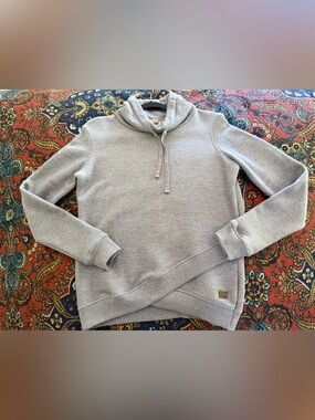 Roxy Light Gray Cowl Neck Sweater